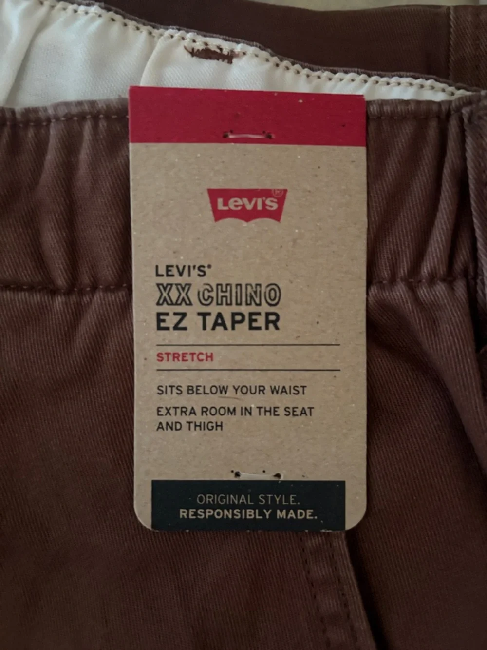 Levi's Brown XX Chino EZ Taper Stretch Pants